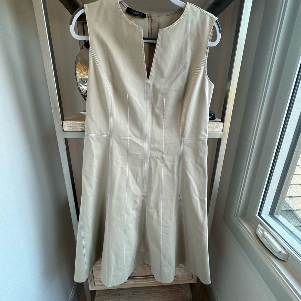 Lafayette 148 Rochelle Fit Flare Dress Sz 10